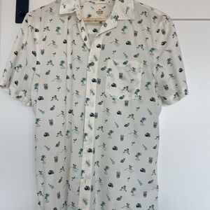Marine Layer men’s short sleeve button down - size small